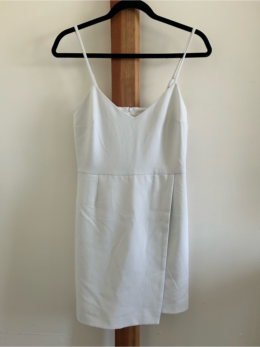 French Connection White Spaghetti Strap Mini Dress